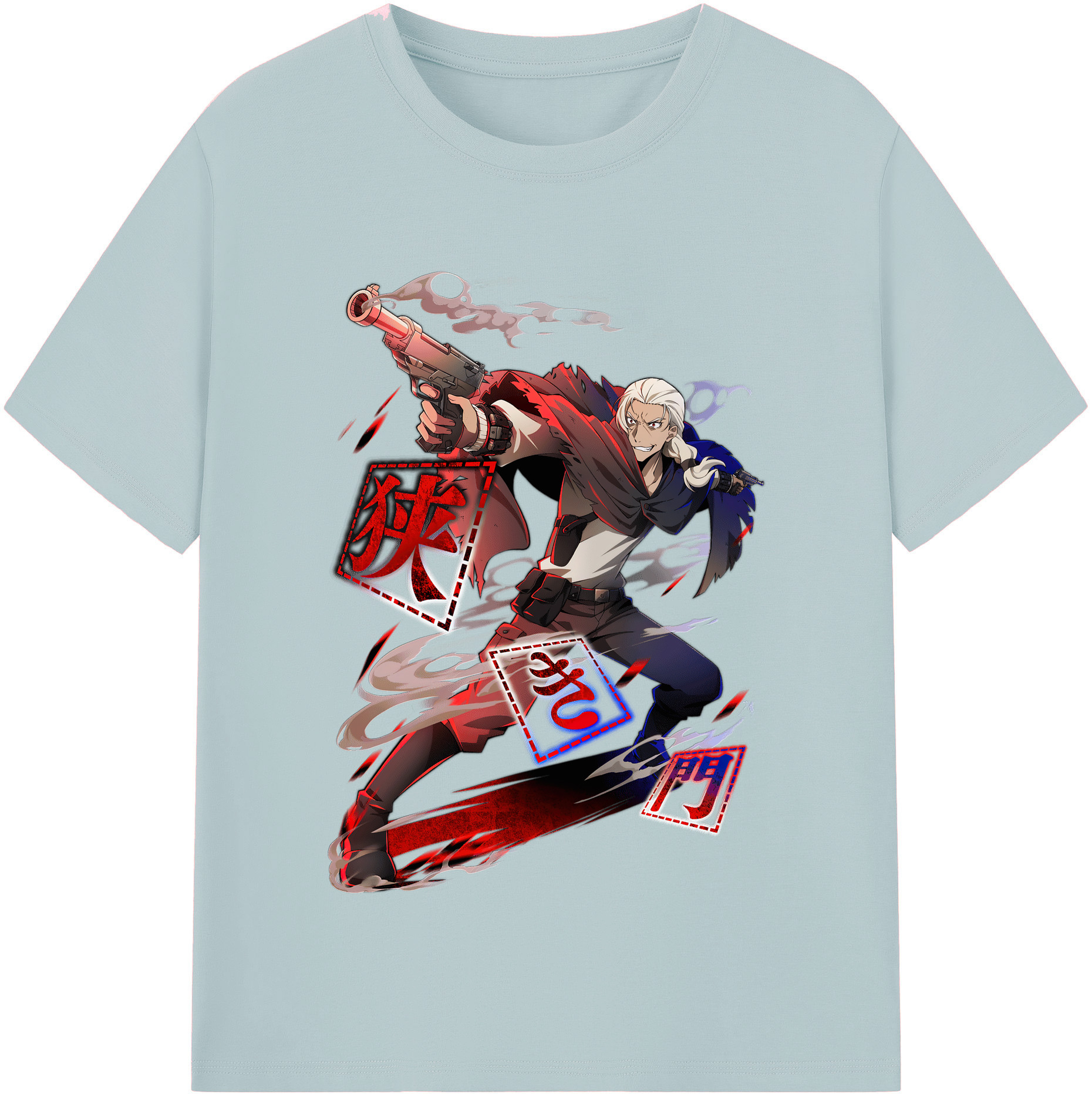 （画像用） 文豪ストレイドッグス Bungo Stray Dogs 綿100％半袖Tシャツ（フロントプリント）